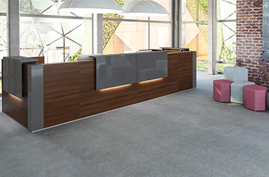 Home hutul modern wooden reciption